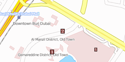 Stadtplan Dubai Mall Dubai